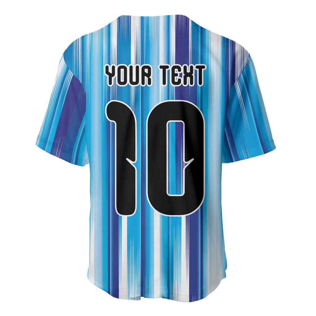 Custom Argentina Football Baseball Jersey La Albiceleste 2026 - Wonder Print Shop