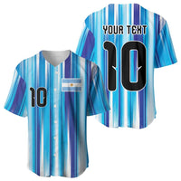 Custom Argentina Football Baseball Jersey La Albiceleste 2026 - Wonder Print Shop
