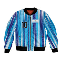 Custom Argentina Football Bomber Jacket La Albiceleste 2026 - Wonder Print Shop