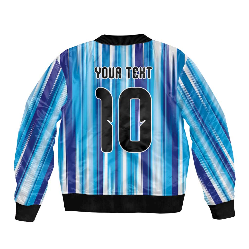 Custom Argentina Football Bomber Jacket La Albiceleste 2026 - Wonder Print Shop