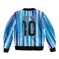 Custom Argentina Football Bomber Jacket La Albiceleste 2026 - Wonder Print Shop
