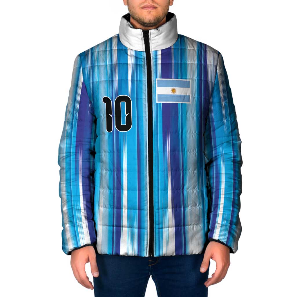 Custom Argentina Football Padded Jacket La Albiceleste 2026 - Wonder Print Shop