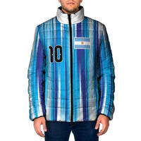 Custom Argentina Football Padded Jacket La Albiceleste 2026 - Wonder Print Shop