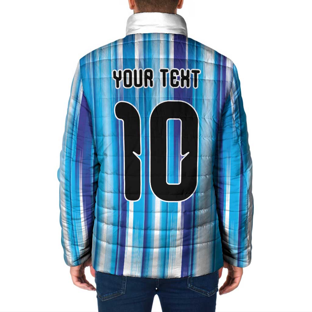 Custom Argentina Football Padded Jacket La Albiceleste 2026 - Wonder Print Shop