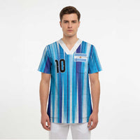 Custom Argentina Football Scrub Top La Albiceleste 2026 - Wonder Print Shop