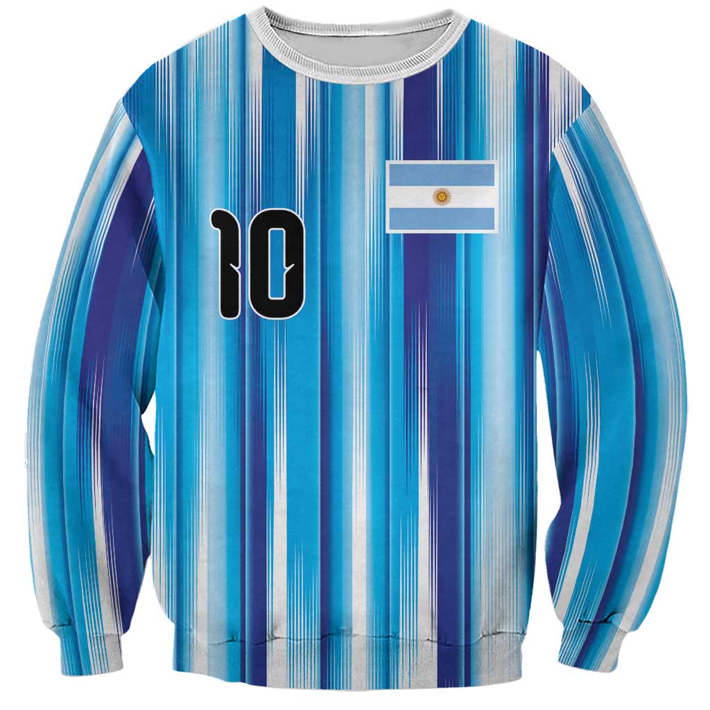 Custom Argentina Football Sweatshirt La Albiceleste 2026 - Wonder Print Shop