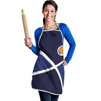 Scotland Football Apron Tartan Patchwork Pattern Scottish Saltire Flag Style