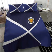 Scotland Football Bedding Set Tartan Patchwork Pattern Scottish Saltire Flag Style