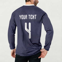 Custom Scotland Football Button Sweatshirt Tartan Patchwork Pattern Scottish Saltire Flag Style