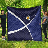 Scotland Football Quilt Tartan Patchwork Pattern Scottish Saltire Flag Style