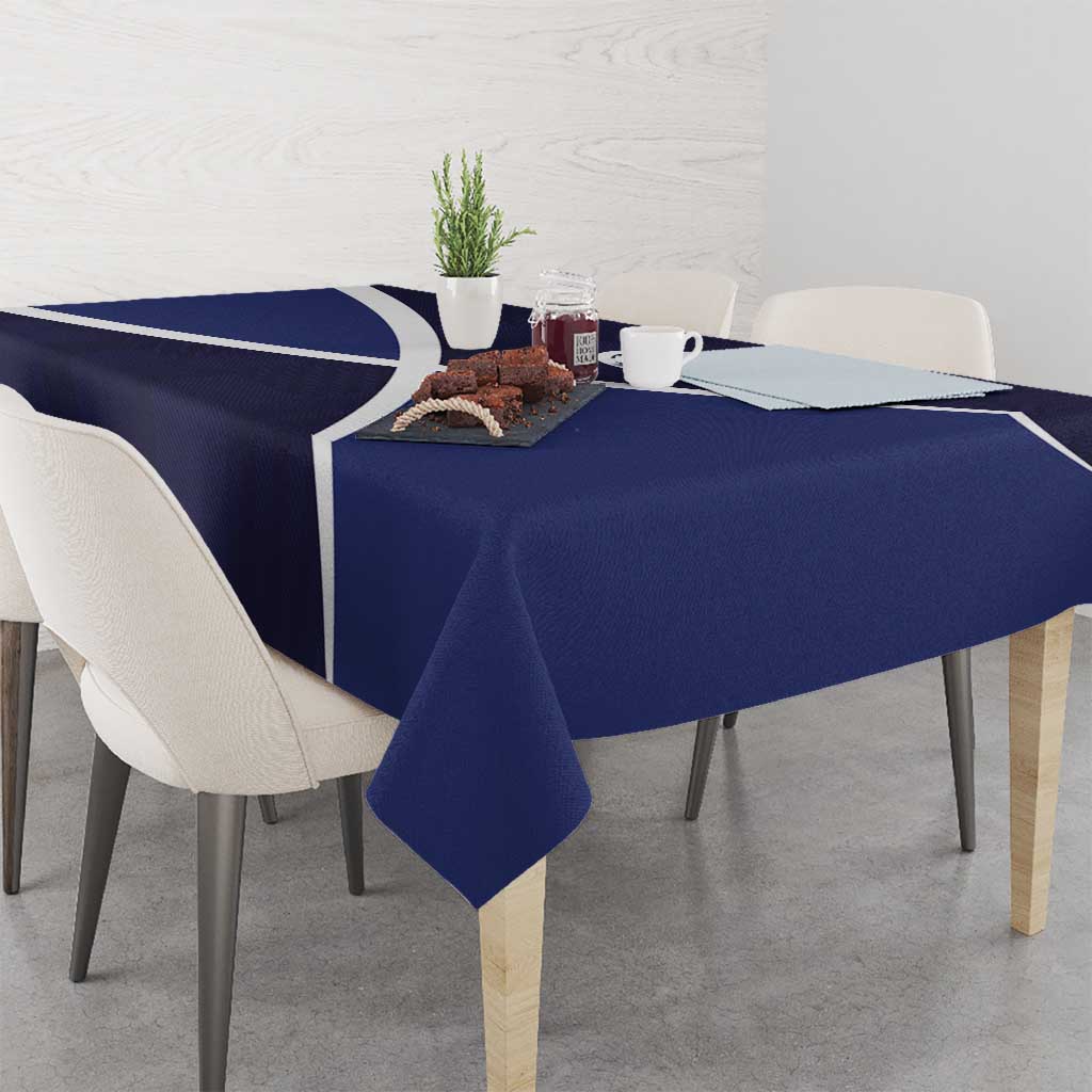 Scotland Football Tablecloth Tartan Patchwork Pattern Scottish Saltire Flag Style