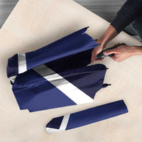 Scotland Football Umbrella Tartan Patchwork Pattern Scottish Saltire Flag Style