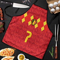 Custom Belgium Football Apron Fiery Devil Motif