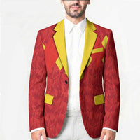 Custom Belgium Football Blazer Fiery Devil Motif