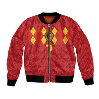 Custom Belgium Football Bomber Jacket Fiery Devil Motif