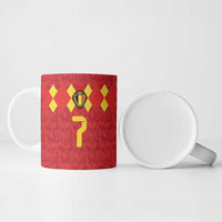 Custom Belgium Football Ceramic Mug Fiery Devil Motif