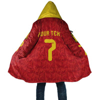 Custom Belgium Football Cloak Fiery Devil Motif