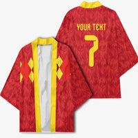 Custom Belgium Football Kimono Fiery Devil Motif