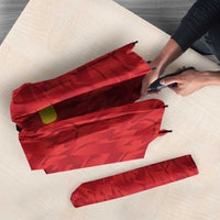 Custom Belgium Football Umbrella Fiery Devil Motif