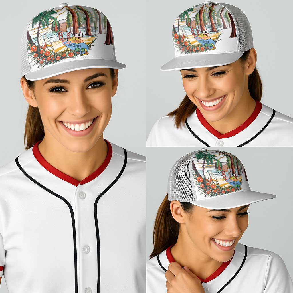 California Does it Better Baseball Net Cap Forest to Coast