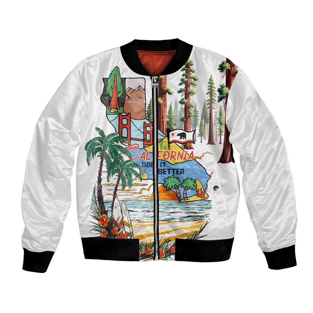 California Does it Better Bomber Jacket Forest to Coast