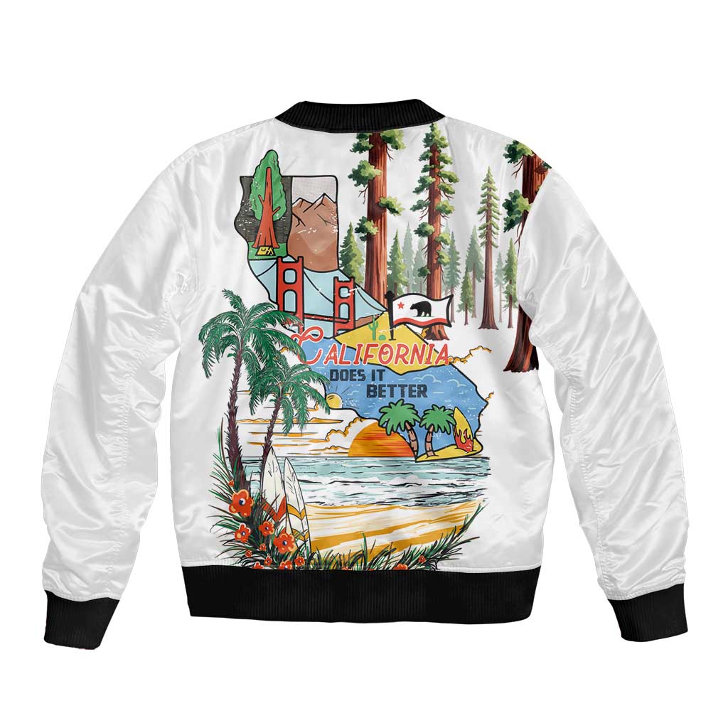 California Does it Better Bomber Jacket Forest to Coast