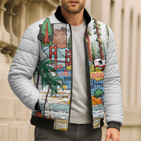 California Does it Better Bomber Puffer Jacket Forest to Coast