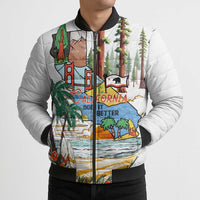 California Does it Better Bomber Puffer Jacket Forest to Coast