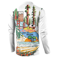 California Does it Better Button Sweatshirt Forest to Coast