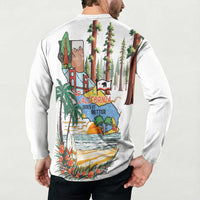 California Does it Better Button Sweatshirt Forest to Coast