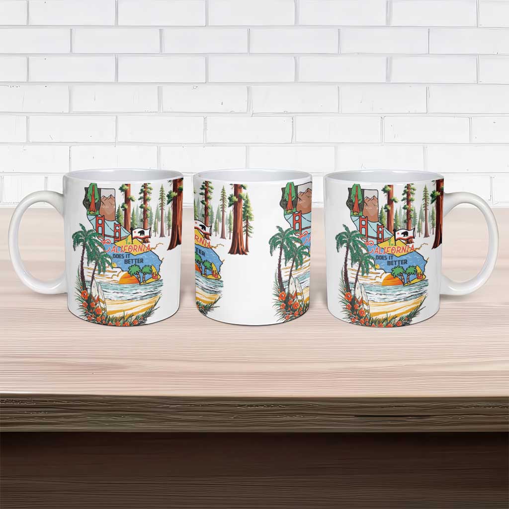 California Does it Better Ceramic Mug Forest to Coast