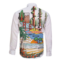 California Does it Better Long Sleeve Button Shirt Forest to Coast