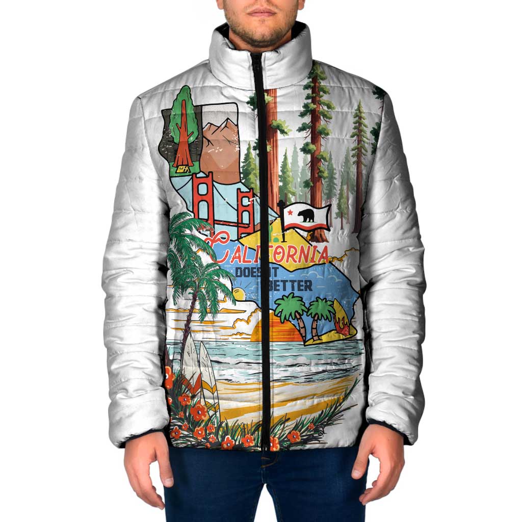 California Does it Better Padded Jacket Forest to Coast