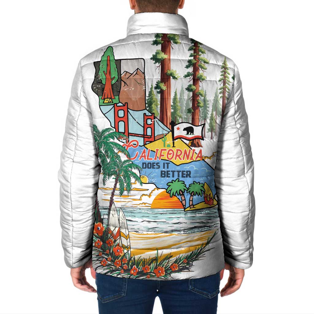 California Does it Better Padded Jacket Forest to Coast