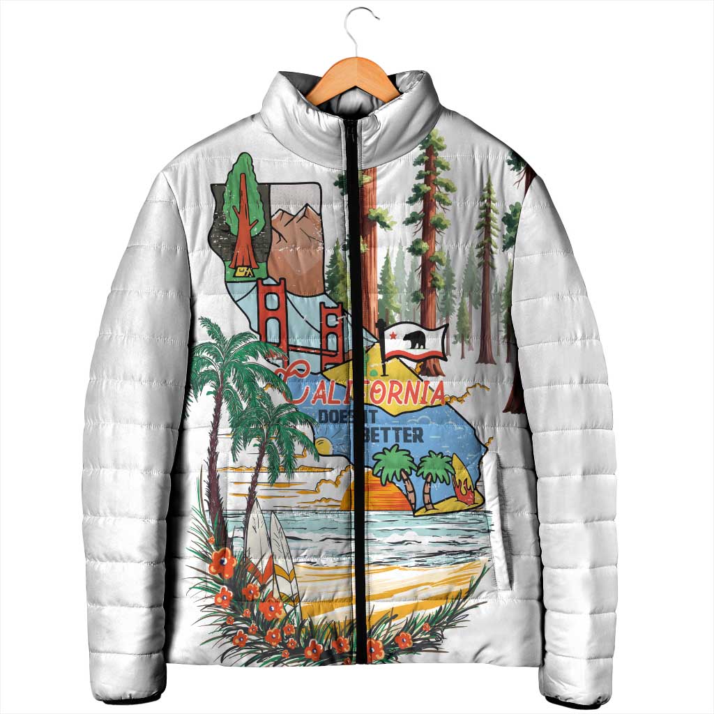 California Does it Better Padded Jacket Forest to Coast