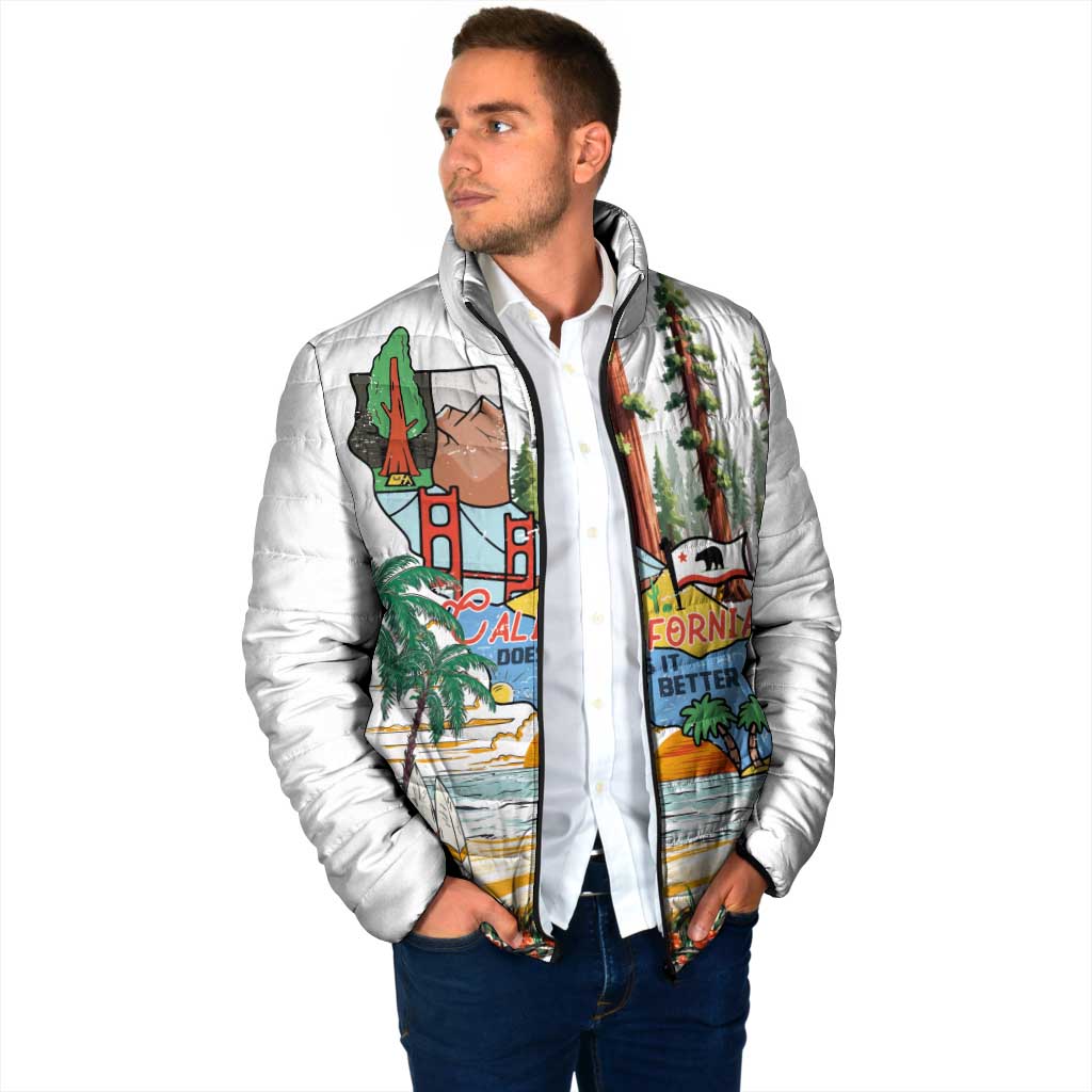California Does it Better Padded Jacket Forest to Coast