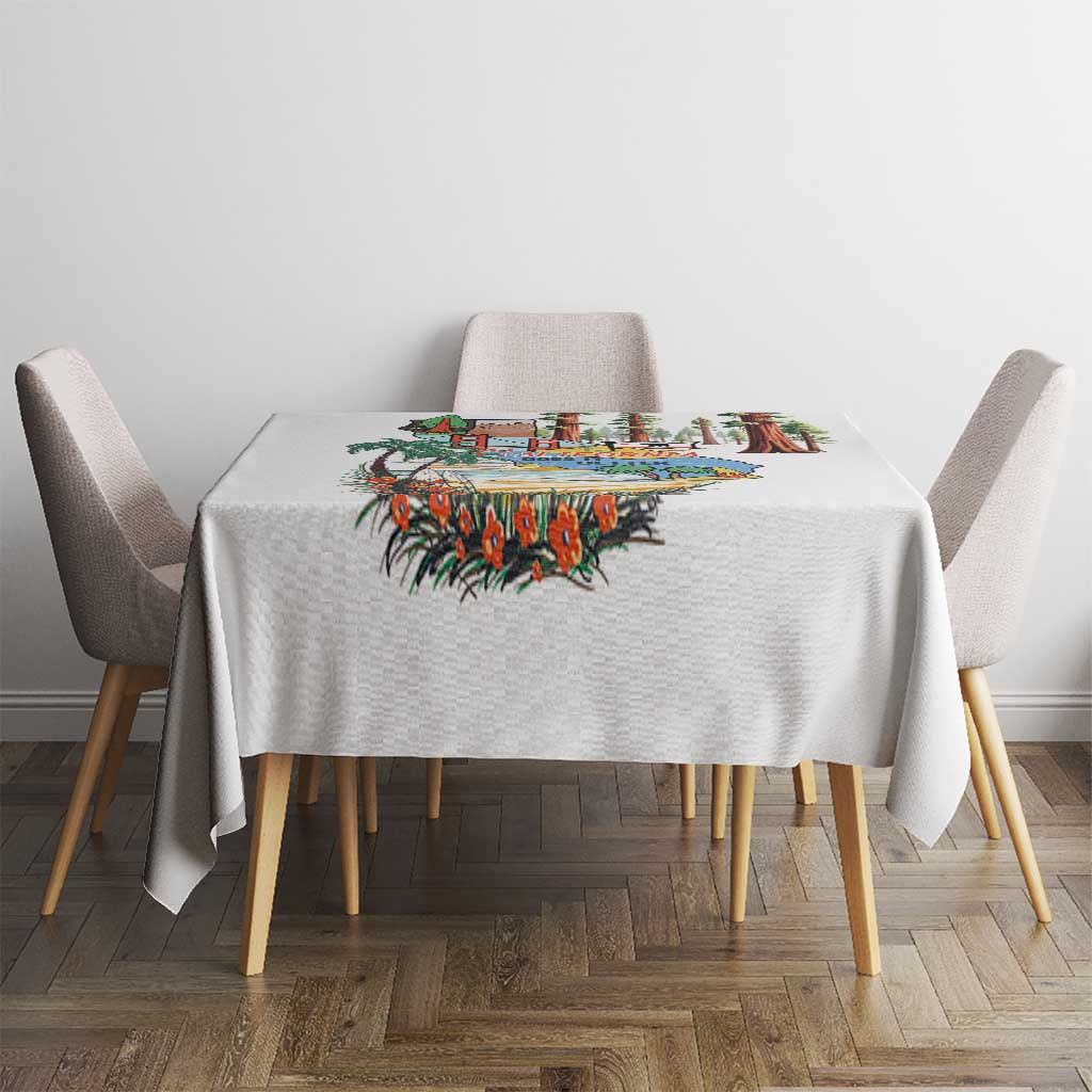 California Does it Better Tablecloth Forest to Coast