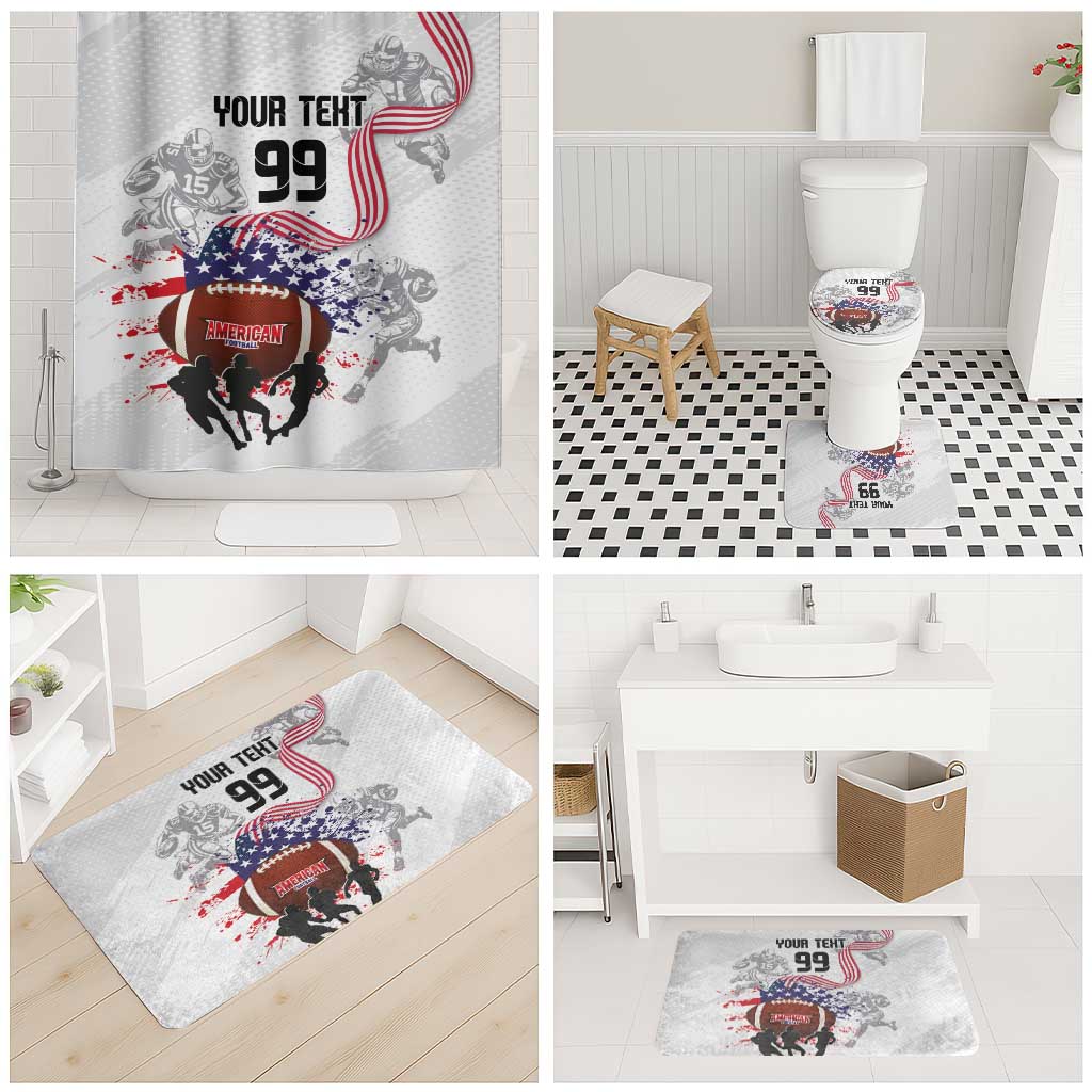 Custom American Football Bathroom Set Road to Glory