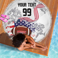 Custom American Football Beach Blanket Road to Glory