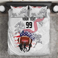 Custom American Football Bedding Set Road to Glory