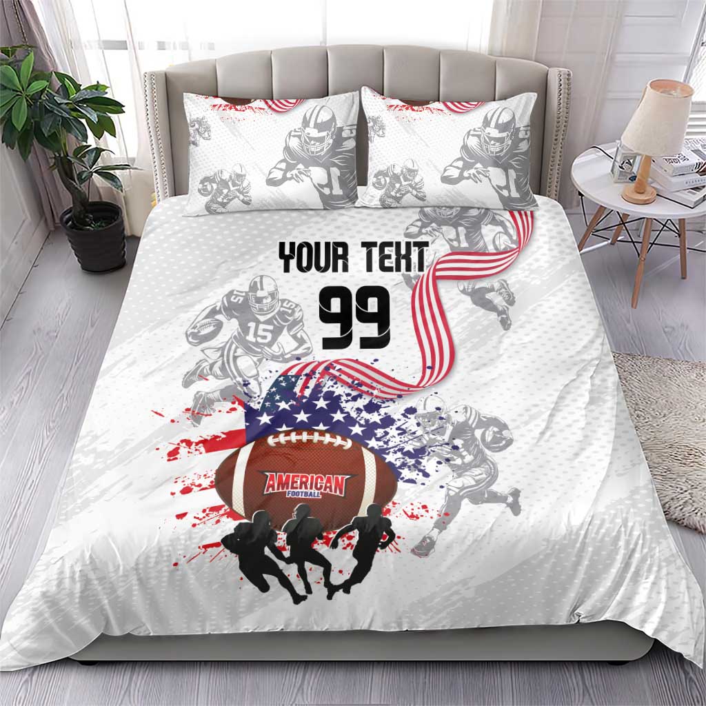 Custom American Football Bedding Set Road to Glory
