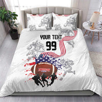 Custom American Football Bedding Set Road to Glory