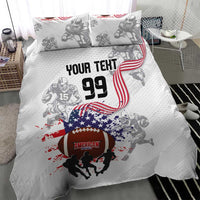 Custom American Football Bedding Set Road to Glory