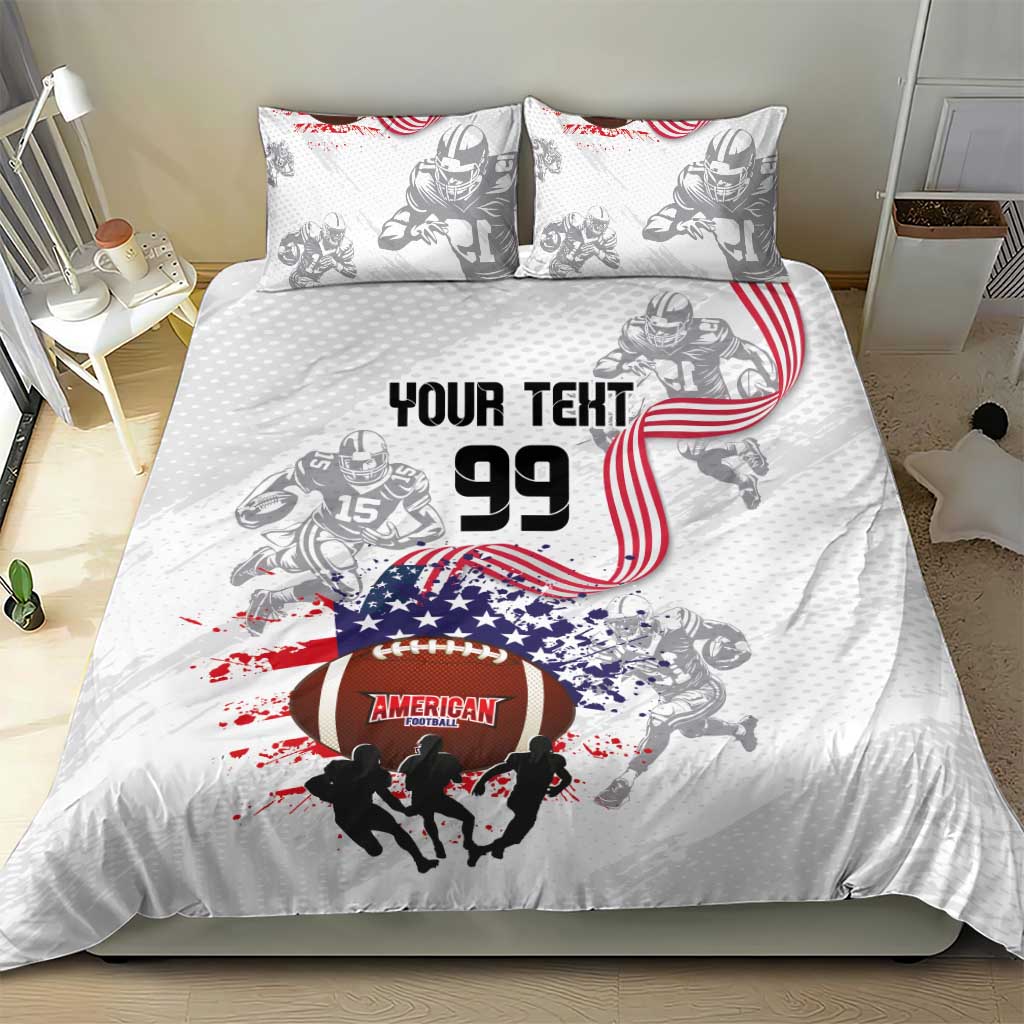 Custom American Football Bedding Set Road to Glory