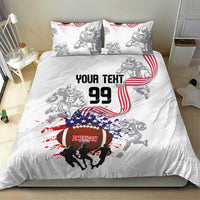Custom American Football Bedding Set Road to Glory