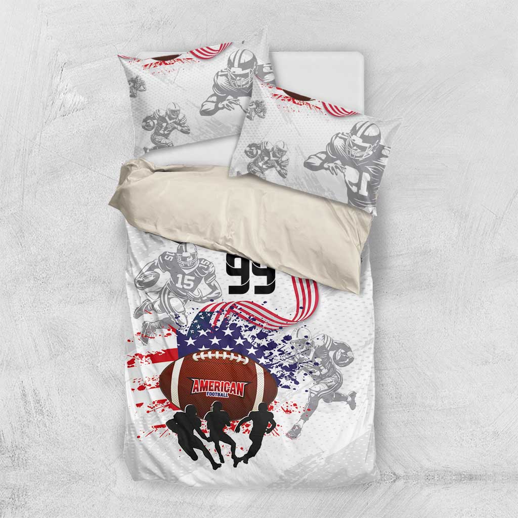 Custom American Football Bedding Set Road to Glory