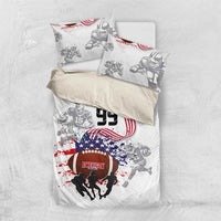 Custom American Football Bedding Set Road to Glory