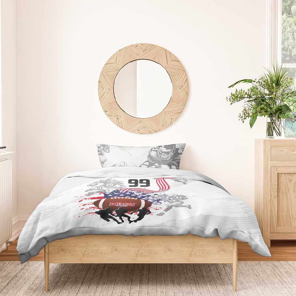 Custom American Football Bedding Set Road to Glory