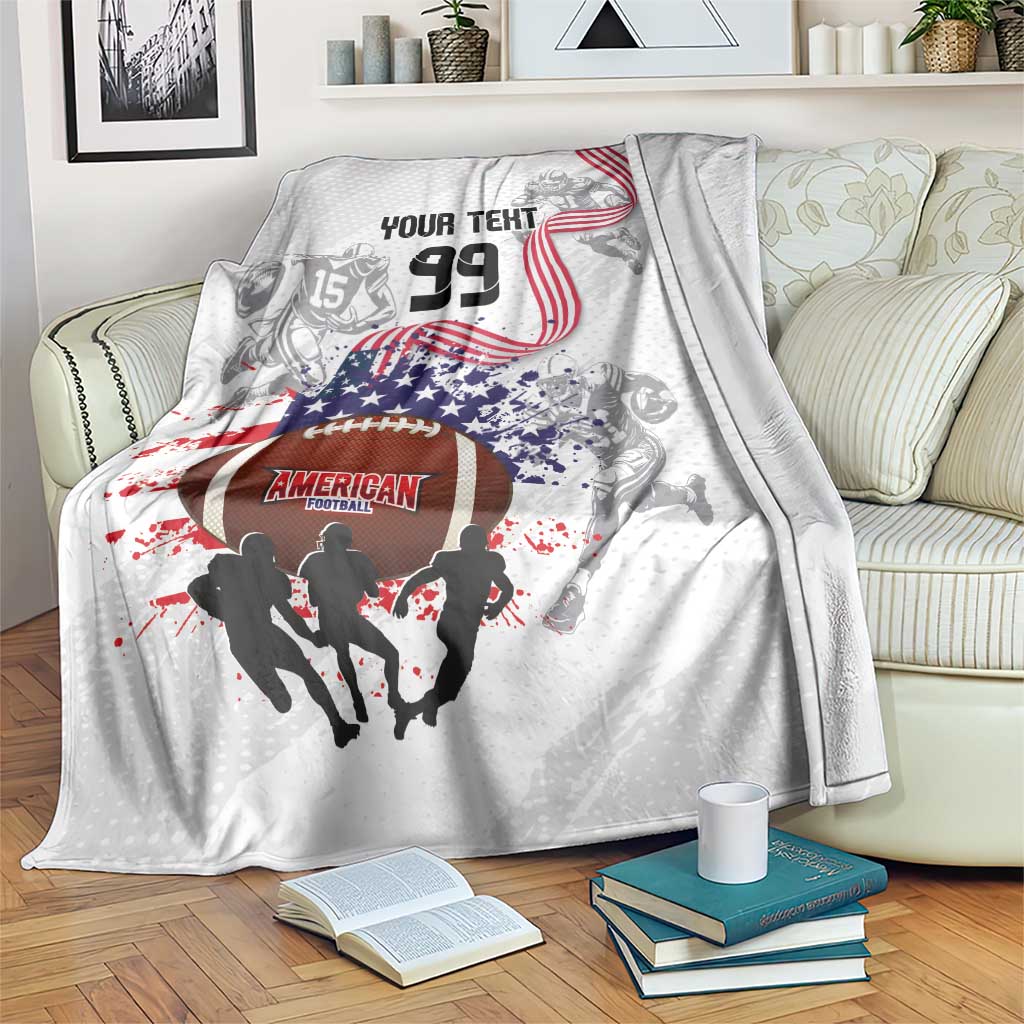 Custom American Football Blanket Road to Glory