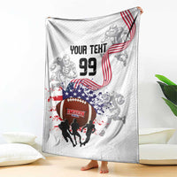 Custom American Football Blanket Road to Glory